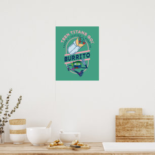 Teen Titans Go! Beast Boy "Truth Justice Burrito" Poster