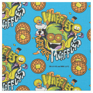 Teen Titans Go!   Beast Boy Waffles Fabric