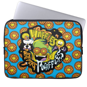 Teen Titans Go!   Beast Boy Waffles Laptop Sleeve