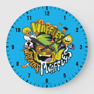 Teen Titans Go!   Beast Boy Waffles Large Clock