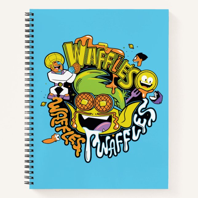 Teen Titans Go! | Beast Boy Waffles Notebook (Front)