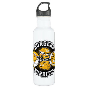 Teen Titans Go!   Burgers Versus Burritos 710 Ml Water Bottle