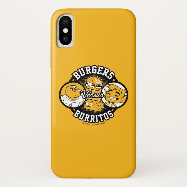 Teen Titans Go! | Burgers Versus Burritos Case-Mate iPhone Case (Back)