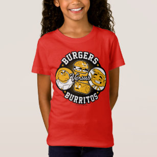 Teen Titans Go!   Burgers Versus Burritos T-Shirt