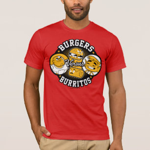 Teen Titans Go!   Burgers Versus Burritos T-Shirt