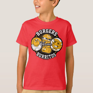 Teen Titans Go!   Burgers Versus Burritos T-Shirt