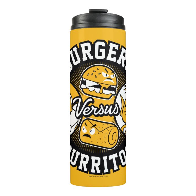 Teen Titans Go! | Burgers Versus Burritos Thermal Tumbler (Front)