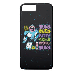 Teen Titans Go!   Cyborg Burger Rap iPhone 8 Plus/7 Plus Case