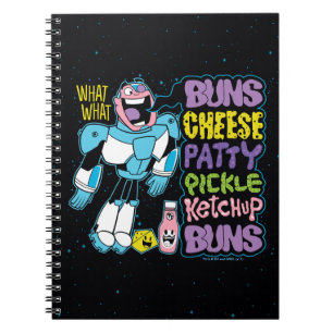 Teen Titans Go!   Cyborg Burger Rap Notebook
