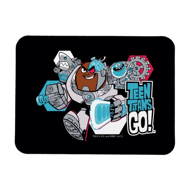 Teen Titans Go! | Cyborg's Arsenal Graphic Magnet (Horizontal)