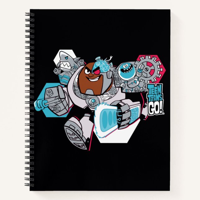 Teen Titans Go! | Cyborg's Arsenal Graphic Notebook (Front)