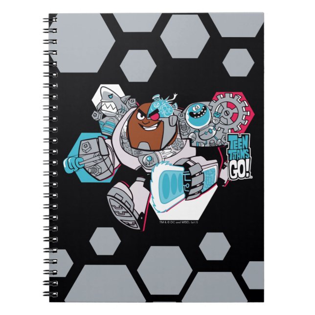 Teen Titans Go! | Cyborg's Arsenal Graphic Notebook (Front)