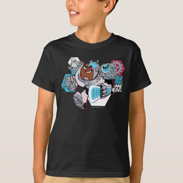 Teen Titans Go! | Cyborg's Arsenal Graphic T-Shirt (Front)
