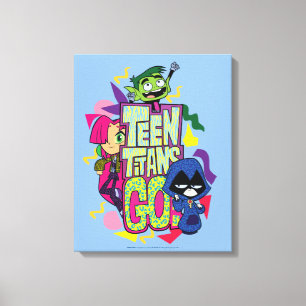 Teen Titans Go!   "Girls Girls" Animal Print Logo