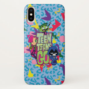 Teen Titans Go! "Girls Girls" Animal Print Logo iPhone X Case