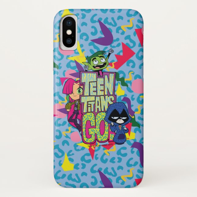 Teen Titans Go! | "Girls Girls" Animal Print Logo Case-Mate iPhone Case (Back)