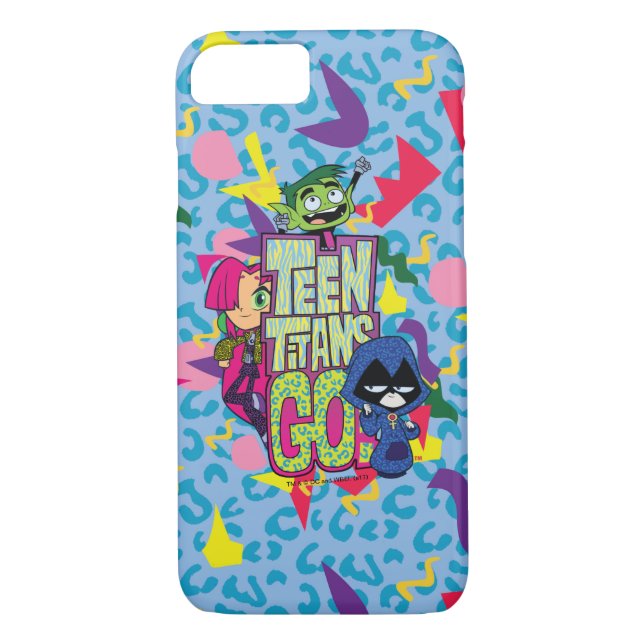 Teen Titans Go! | "Girls Girls" Animal Print Logo Case-Mate iPhone Case (Back)