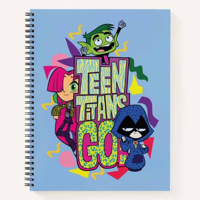 Teen Titans Go! | "Girls Girls" Animal Print Logo Notebook (Front)