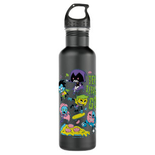 Teen Titans Go! Gnarly 90's Pizza Graphic 710 Ml Water Bottle
