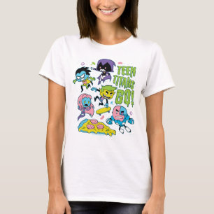 Teen Titans Go!   Gnarly 90's Pizza Graphic T-Shirt