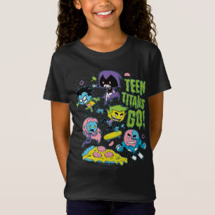 Teen Titans Go! Gnarly 90's Pizza Graphic T-Shirt