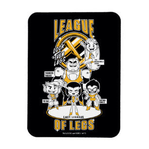 Teen Titans Go!   League of Legs Magnet