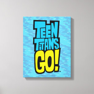 Teen Titans Go!   Logo Canvas Print
