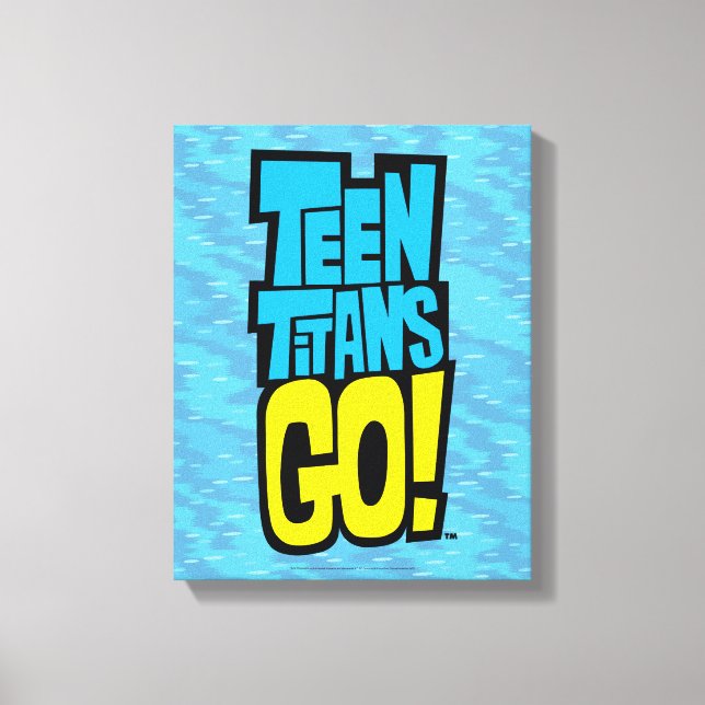 Teen Titans Go! | Logo Canvas Print (Front)