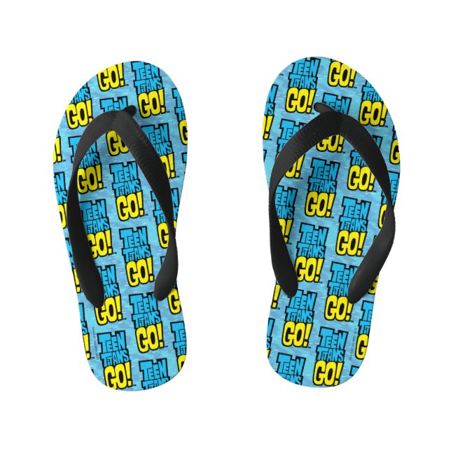 Teen Titans Go! | Logo Kid's Flip Flops (Footbed)
