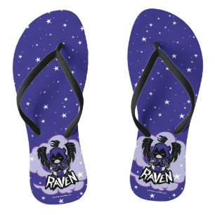 Teen Titans Go!   Raven Attack Flip Flops