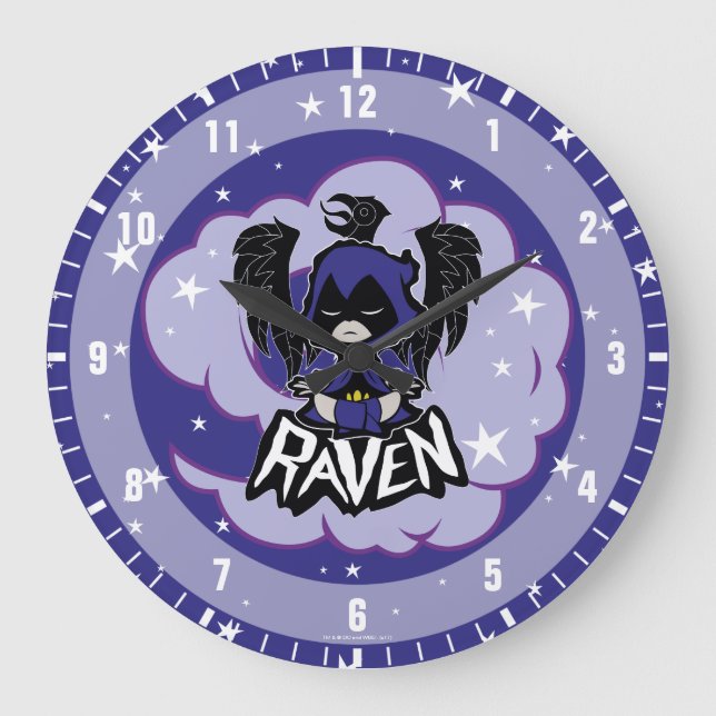 Teen Titans Go! | Raven Attack Large Clock (Front)