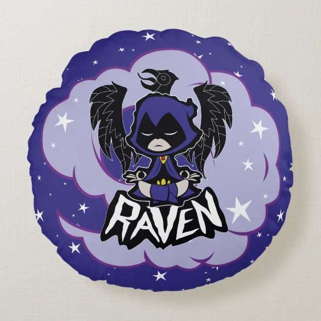 Teen Titans Go! | Raven Attack Round Cushion (Front)