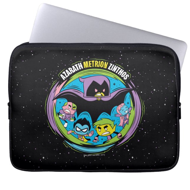 Teen Titans Go! | Raven "Azarath Metrion Zinthos" Laptop Sleeve (Front)