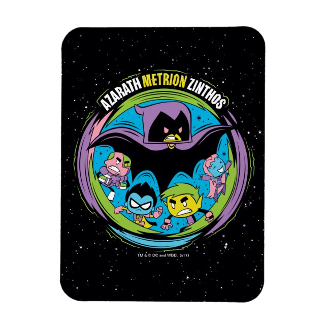 Teen Titans Go! | Raven "Azarath Metrion Zinthos" Magnet (Vertical)