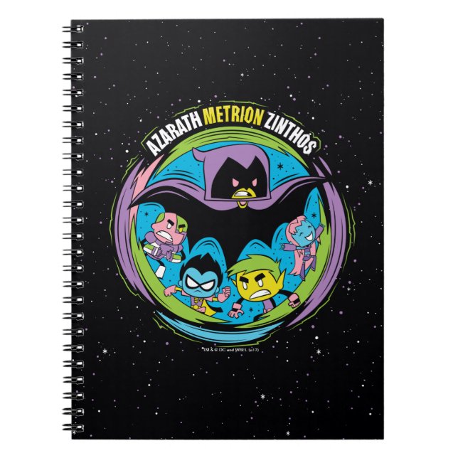 Teen Titans Go! | Raven "Azarath Metrion Zinthos" Notebook (Front)