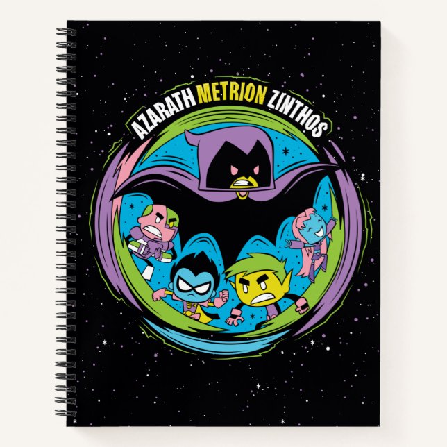 Teen Titans Go! | Raven "Azarath Metrion Zinthos" Notebook (Front)