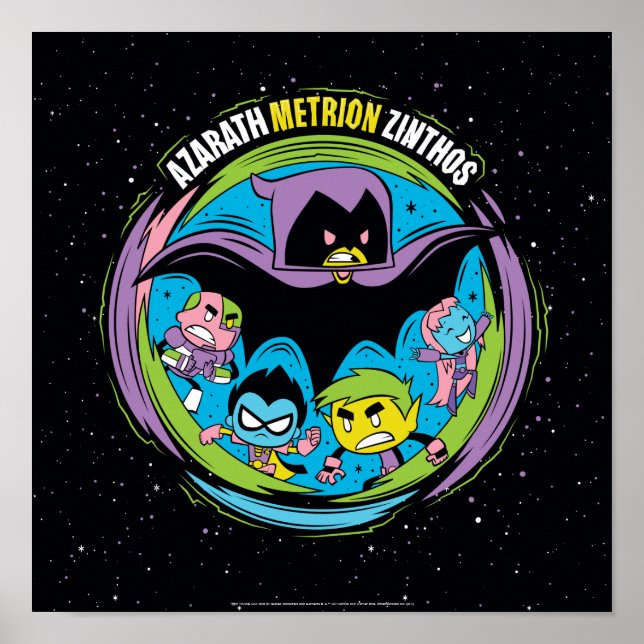 Teen Titans Go! | Raven "Azarath Metrion Zinthos" Poster (Front)