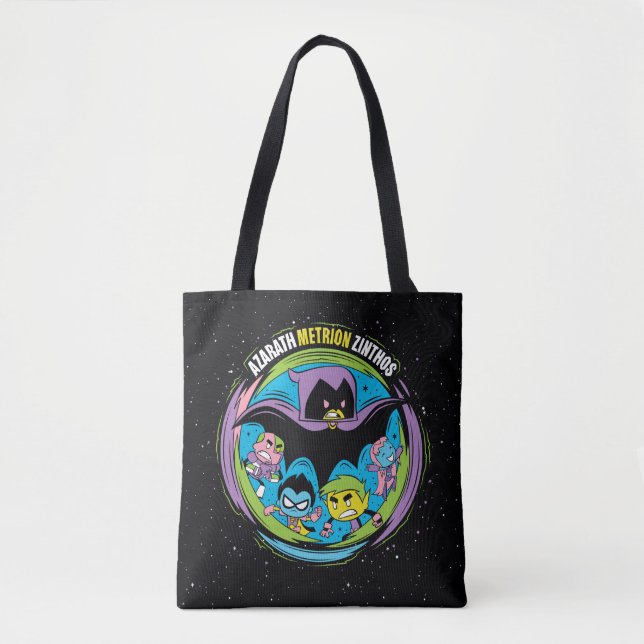 Teen Titans Go! | Raven "Azarath Metrion Zinthos" Tote Bag (Front)
