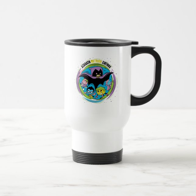Teen Titans Go! | Raven "Azarath Metrion Zinthos" Travel Mug (Right)