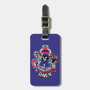 Teen Titans Go!   Raven Demonic Powers Graphic Luggage Tag