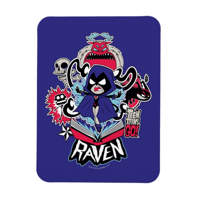 Teen Titans Go! | Raven Demonic Powers Graphic Magnet (Vertical)