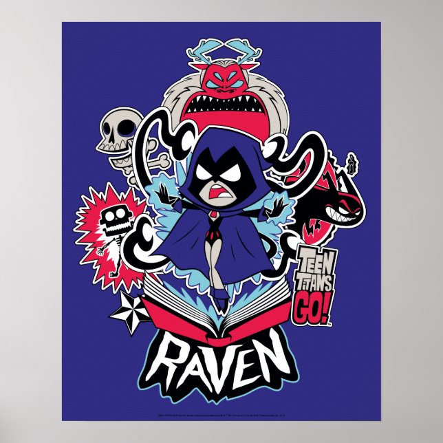 Teen Titans Go! | Raven Demonic Powers Graphic Poster (Front)