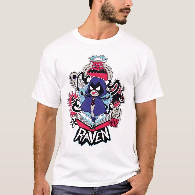 Teen Titans Go! | Raven Demonic Powers Graphic T-Shirt (Front)