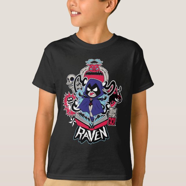 Teen Titans Go! | Raven Demonic Powers Graphic T-Shirt (Front)