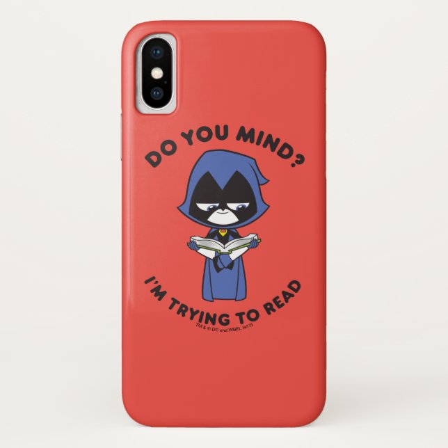 Teen Titans Go! | Raven "I'm Trying To Read" Case-Mate iPhone Case (Back)