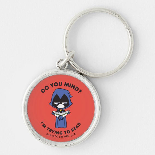 Teen Titans Go! | Raven "I'm Trying To Read" Key Ring (Front)