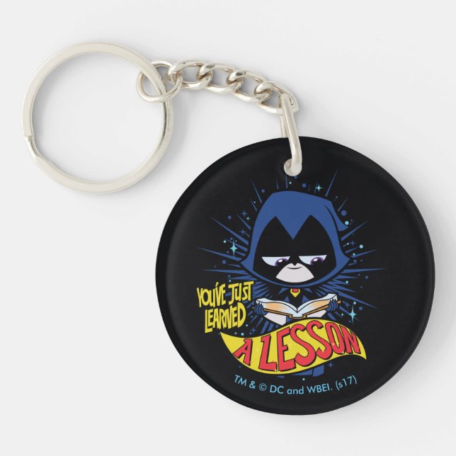 Teen Titans Go! | Raven "Learned A Lesson" Key Ring (Front)