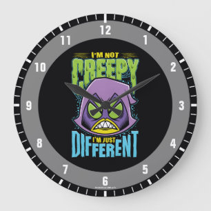 Teen Titans Go!   Raven "Not Creepy I'm Different" Large Clock