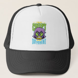 Teen Titans Go!   Raven "Not Creepy I'm Different" Trucker Hat