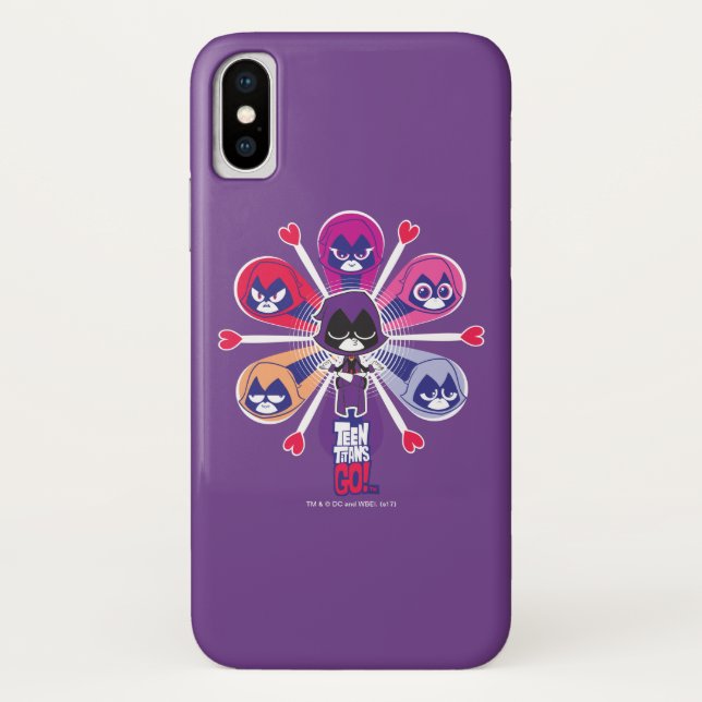 Teen Titans Go! | Raven's Emoticlones Case-Mate iPhone Case (Back)